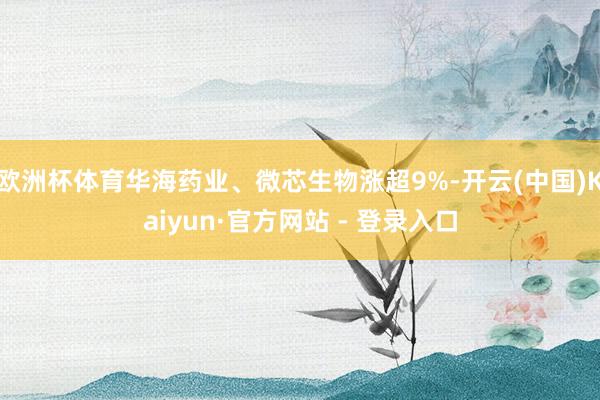 欧洲杯体育华海药业、微芯生物涨超9%-开云(中国)Kaiyun·官方网站 - 登录入口