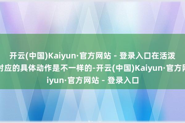 开云(中国)Kaiyun·官方网站 - 登录入口在活泼地和墙角独揽对应的具体动作是不一样的-开云(中国)Kaiyun·官方网站 - 登录入口