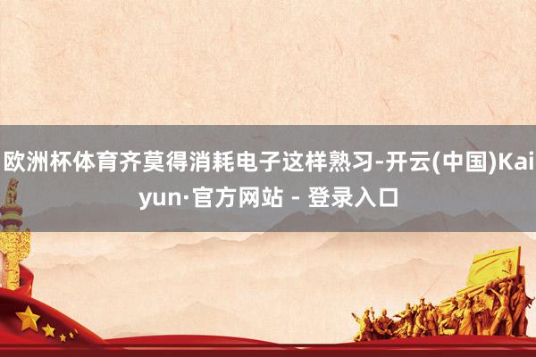 欧洲杯体育齐莫得消耗电子这样熟习-开云(中国)Kaiyun·官方网站 - 登录入口